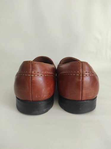 ALDEN 685 VOLLE RIEMEN SLIPPER BRÜNIERT HELLBRAUN BRAUN HALBSCHUH ELEGANTE SCHUHE 9,5 B -D - Bild 11 von 21