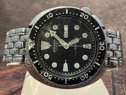 Vintage 1984 Seiko Turtle Automatic Diver Watch 6309 7049 - Picture 2 of 6