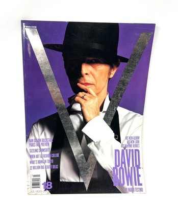 V Magazine July August 2002 David Bowie By Mario Testino 16.5x12''