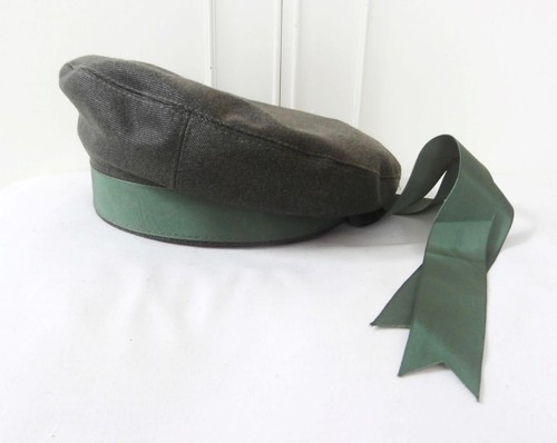 BNWOT 2008 Army Surplus Scottish Irish Caubeen Beret Hat in Khaki Green Sz 7 1/2 - Picture 5 of 7