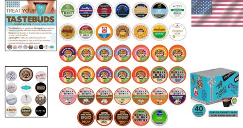 Einzelportion entkoffeinierte Kaffeepads Variety Pack - 40 Stück für jede Tageszeit - Bild 2 von 9