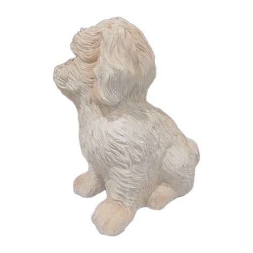 Adorable Puppy Resin Figurine/Music Box 1990s Play Where Has My Little Dog Gone - Picture 2 of 4