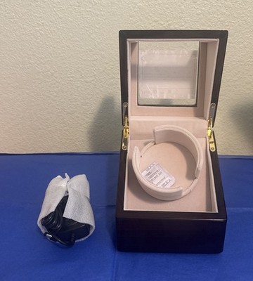 CHIYODA Single Automatic Watch Winder with Quite Motor Unique 12 Rotation Modes