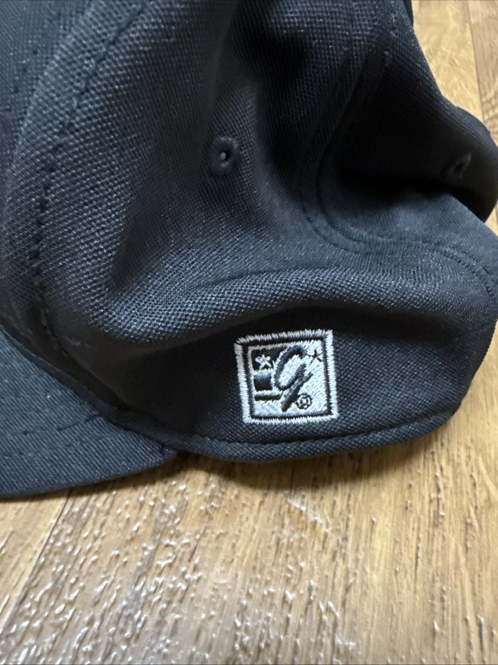 Sombrero ajustado vintage The Game Game Game Diablos talla mediana negro Foto 3 de 4