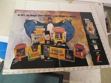 PF FLYERS 1971 Blackstone magician store display sign magic trick kit brochure