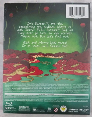 Adult Swim Rick And Morty Season 7 - DVD Set - BRAND NEW - Picture 2 of 2