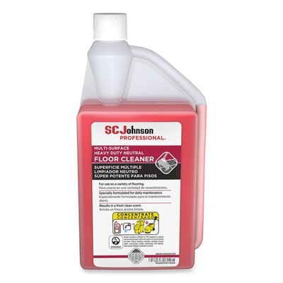 SC Johnson 680081 32 oz. Squeeze & Pour Heavy Duty Floor Cleaner (6/CT) New