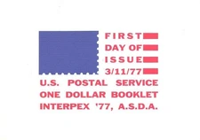 #1623c First Day Ceremony Program $1 Capital & 13c Flag Booklet