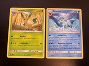 Pocket Scout - Leafeon SM237 & Glaceon SM238 NM Lot Sun & Moon Promo