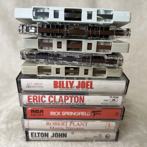 Classic Rock Cassette Lot – Clapton, Elton John, Billy Joel, Plant, Springfield - Picture 4 of 4