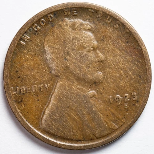 1923-S Lincoln Wheat Penny Cent Good (G)