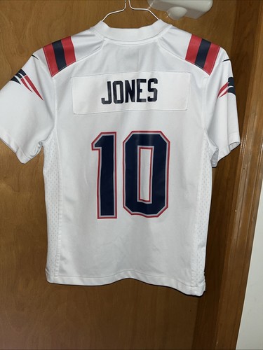 NIKE ON FIELD NEW ENGLAND PATRIOTS #10 MAC JONES JUGEND MEDIUM TRIKOT (B67) - Bild 8 von 8