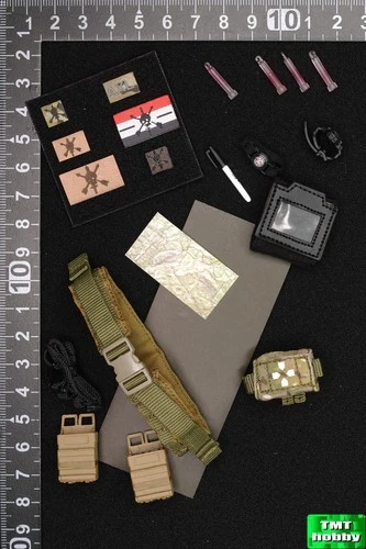 1:6 Scale ES 26049R SF Group Crisis Response Force - Patches & Accessories