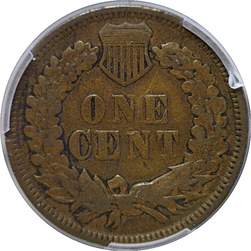 1870 Indian Head Cent PCGS VF-30 - Picture 3 of 3