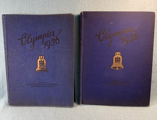 Olympische Spiele 1936 Erinnerungsbücher - beide Bände - Bild 1 von 14