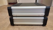 2X MUSICAL FIDELITY A5 CR POWER AMPLIFIERS BOTH MINT- EXCELLENT HIGH END SOUND.