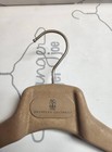 BRUNELLO CUCINELLI TAN RESIN  16 1/2" SHIRT COAT HANGER SET 12