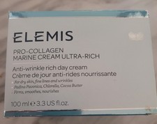 Elemis Pro-Collagen Marine Cream Ultra-Rich Anti-Wrinkle Day Cream 3.3 oz.  NIB