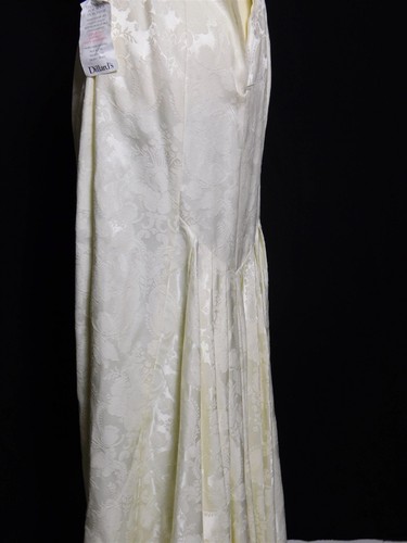 NWT 1980s Vintage JESSICA McClintock Ivory Beaded Baroque Wedding Dress Sz 10 - Picture 18 of 20
