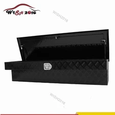 56"X17"X13" Heavy Duty Truck Pickup Storage Tool box Lock Trailer Tongue