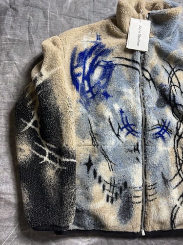 Acne Studios Teddy Jacquard Jacket - Size 50 - NEW! - Picture 3 of 11