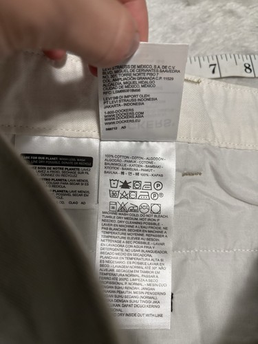 New Dockers Mens Beige Chino Shorts Size 44 Cotton NWT Bottoms - Picture 6 of 7