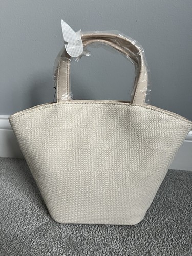 NWT Lauren Conrad Purse Shoulder Bag Cream Pink Tint Handbag Retail $49 Casual - Picture 3 of 12