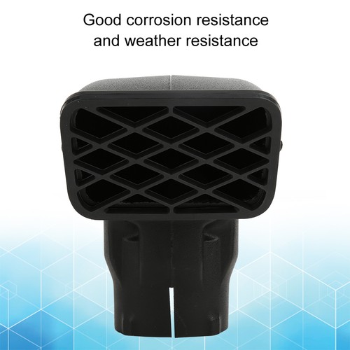 Black Car Mudding Snorkel Head Replacement Dust Inlet Universal Accessory - Picture 7 of 11