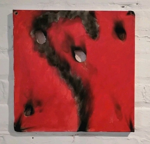 Original  Contemporary Oil Painting Modern Abstract Fine Art Canvas - 14x14 - Picture 1 of 4