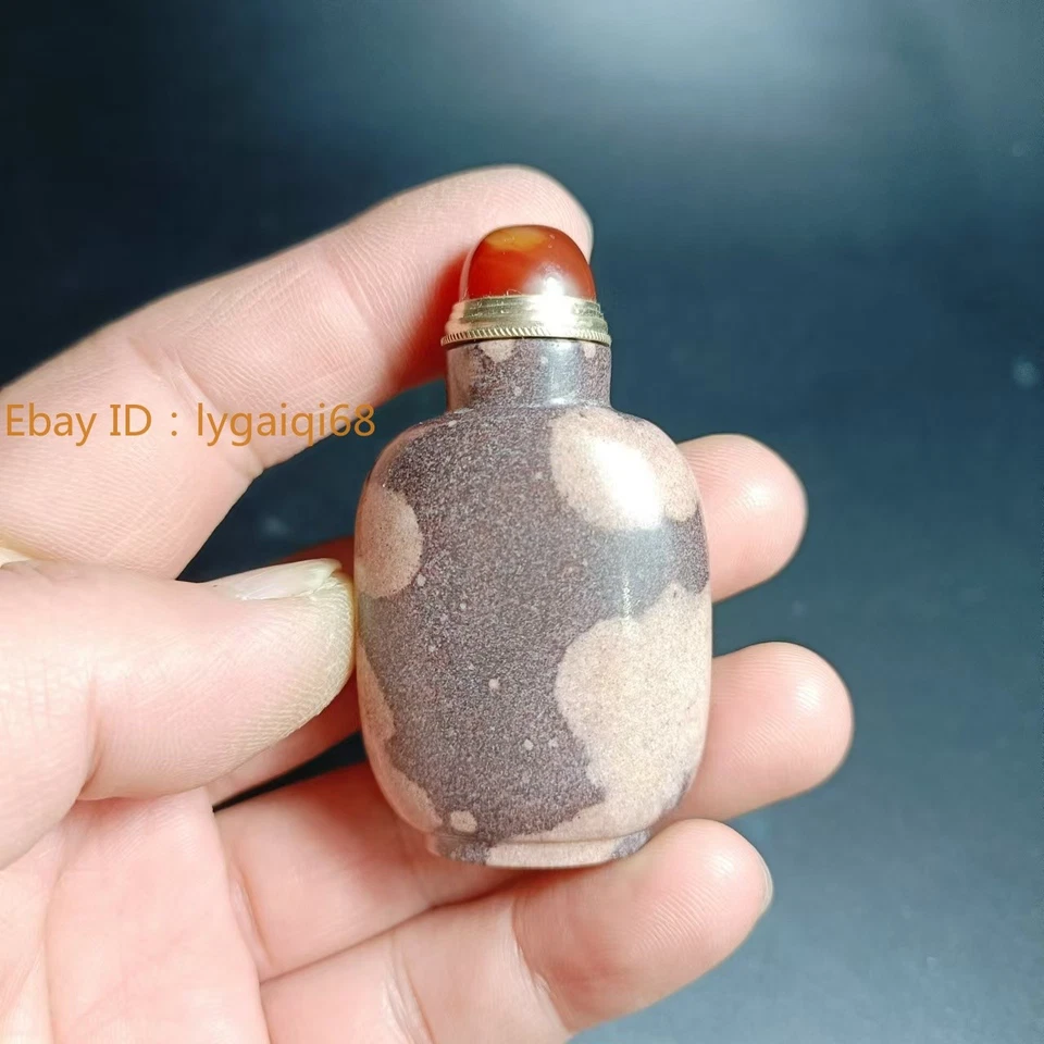 B18 Strange stone Snuff Bottle, natural, purely handmade - Image 2 of 4