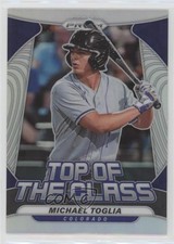 2020 Panini Prizm Top of the Class Silver Prizm Michael Toglia #TOC-23 0c7g