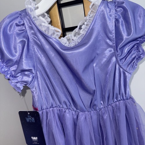 DISNEY Wish Girls Gown Pjs Lavender SIZE 4 NEW NWT Princess - Picture 6 of 7
