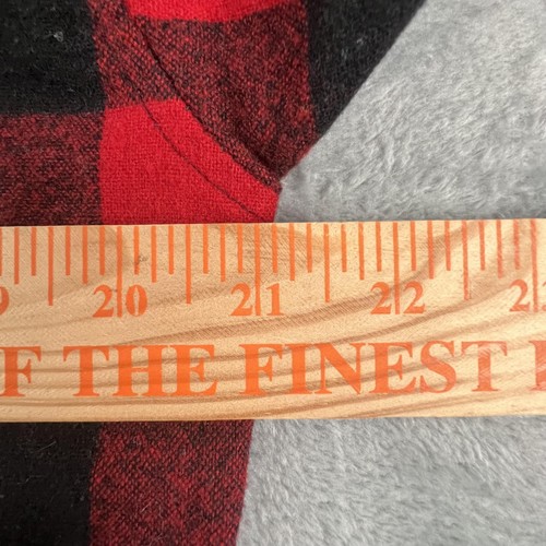 Pendleton Shirt Mens Small Red Black Buffalo Check Plaid 100% Virgin Wool Lodge - Picture 7 of 9