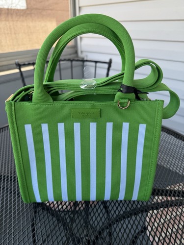 Kate Spade New York x Target grüne STREIFEN STRICK CROSSBODY **neu mit Etikett**+ GRATISGESCHENK