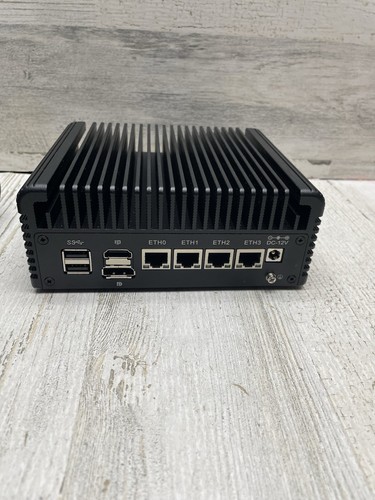 CWWK Mini PC N Series 8-core N305 Intel Quad Core Fanless Mini Host Soft Route - Foto 5 di 12
