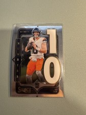 2024 Select Bo Nix Numbers RC Prizm Rookie #6 Broncos