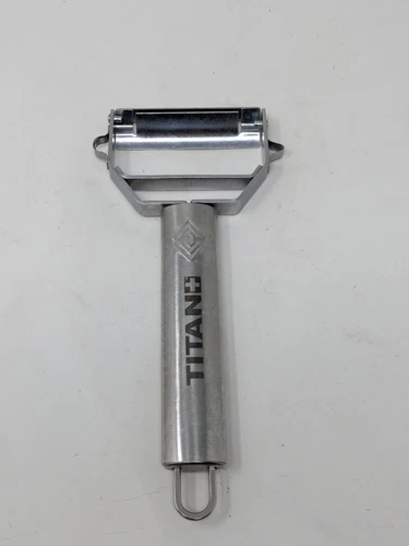 Titan Stainless Steel Peeler & Slicer Multipurpose Garnishing Kitchen Tool