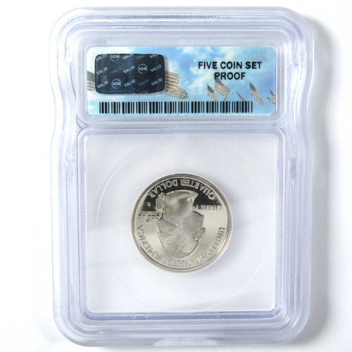 2004 S State 25c 5 Piece Set PR 70 DCAM ICG Clad First Day SKU:CPC6633 - Picture 7 of 7