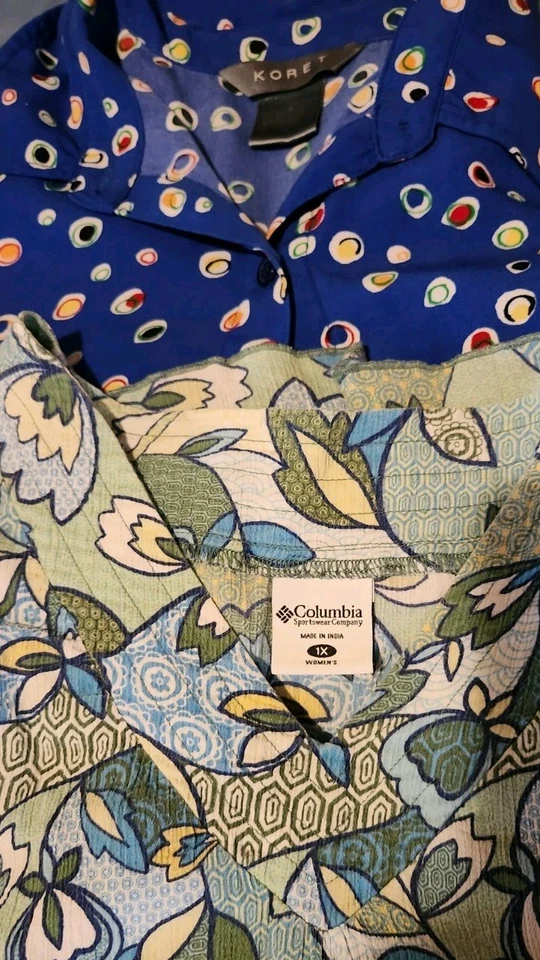 Lote de 7 hermosos tops XL para mujer ALFRED DUNNER, COLUMBIA, OTRAS MARCAS. Foto 3 de 4