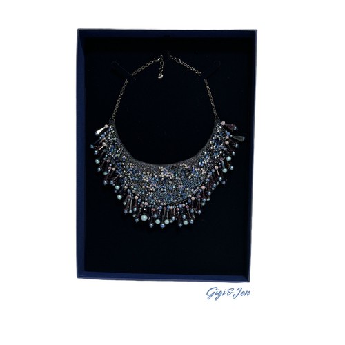 Swarovski Kolye Model Unique Dressy Party Necklace New - Picture 2 of 12