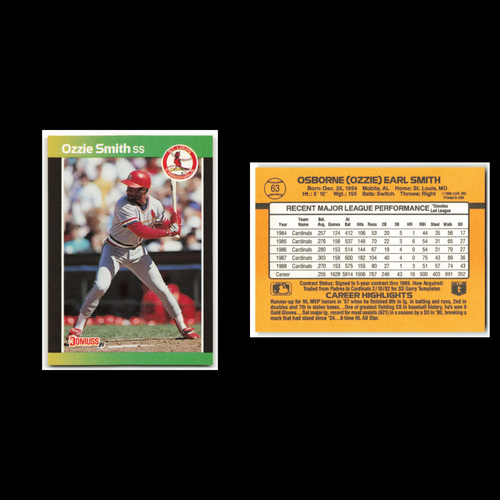 Ozzie Smith Lot 8 Baseball Karten 2018 Topps Allen - Ginter St. Louis Cardinals - Bild 10 von 10