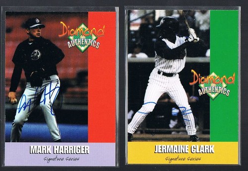 2000 Diamond Authentics MARK HARRIGER /3250 Angels Auto - Picture 1 of 1