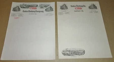2 Vintage Curlee Clothes Clothing Co Mayfield Ky. St. Louis Mo. Letterheads