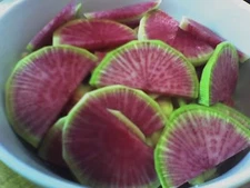 125 SEEDS - radish WATERMELON - great FUN for KIDS GroCo USA - BUY 15-SHIPS FREE