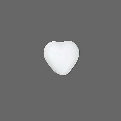 Lot of 10 Czech Glass Little 6mm Heart Shaped Small Pressed Beads with Hole - Picture 3 of 12