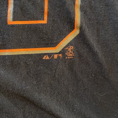 Majestic San Francisco Giants Buster Posey #28 T Shirt Black Size Youth Medium - Picture 9 of 9