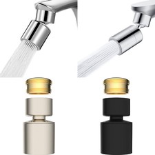 Swivel Faucet Aerator,360  Big Angle Rotate Kitchen Sink Faucet Attachment