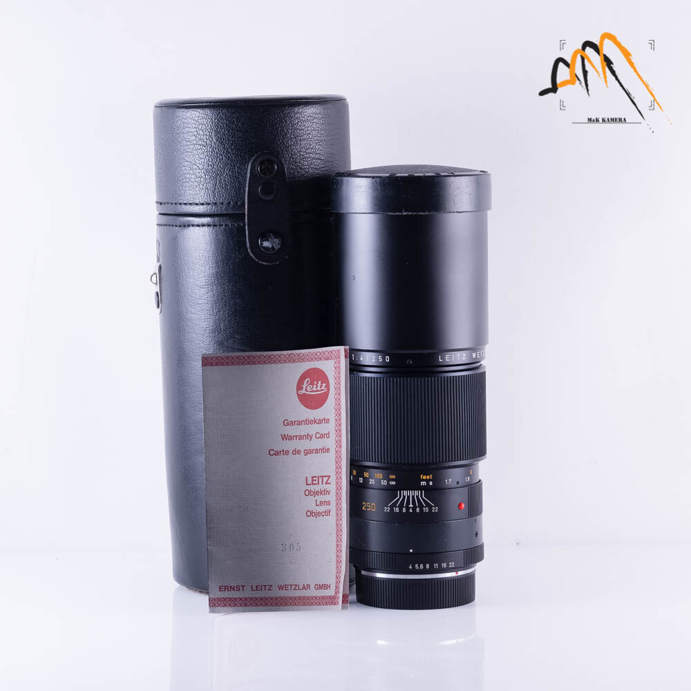 LEITZ Leica Telyt-R 250mm/F4.0 Ver.II V2 Lens Yr.1980 LEITZ Leica Telyt-R 250mm/F4.0 Ver.II V2 Lens Yr.1980