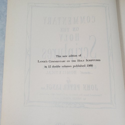 Lange's Commentary on the Holy Scriptures: Vol 9, John & Acts - 1960 - Picture 11 of 12
