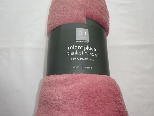 Superweicher Plüsch Mikrovlieswurf. Viele Farben zur Auswahl. Größere Größe - Bild 19 von 25